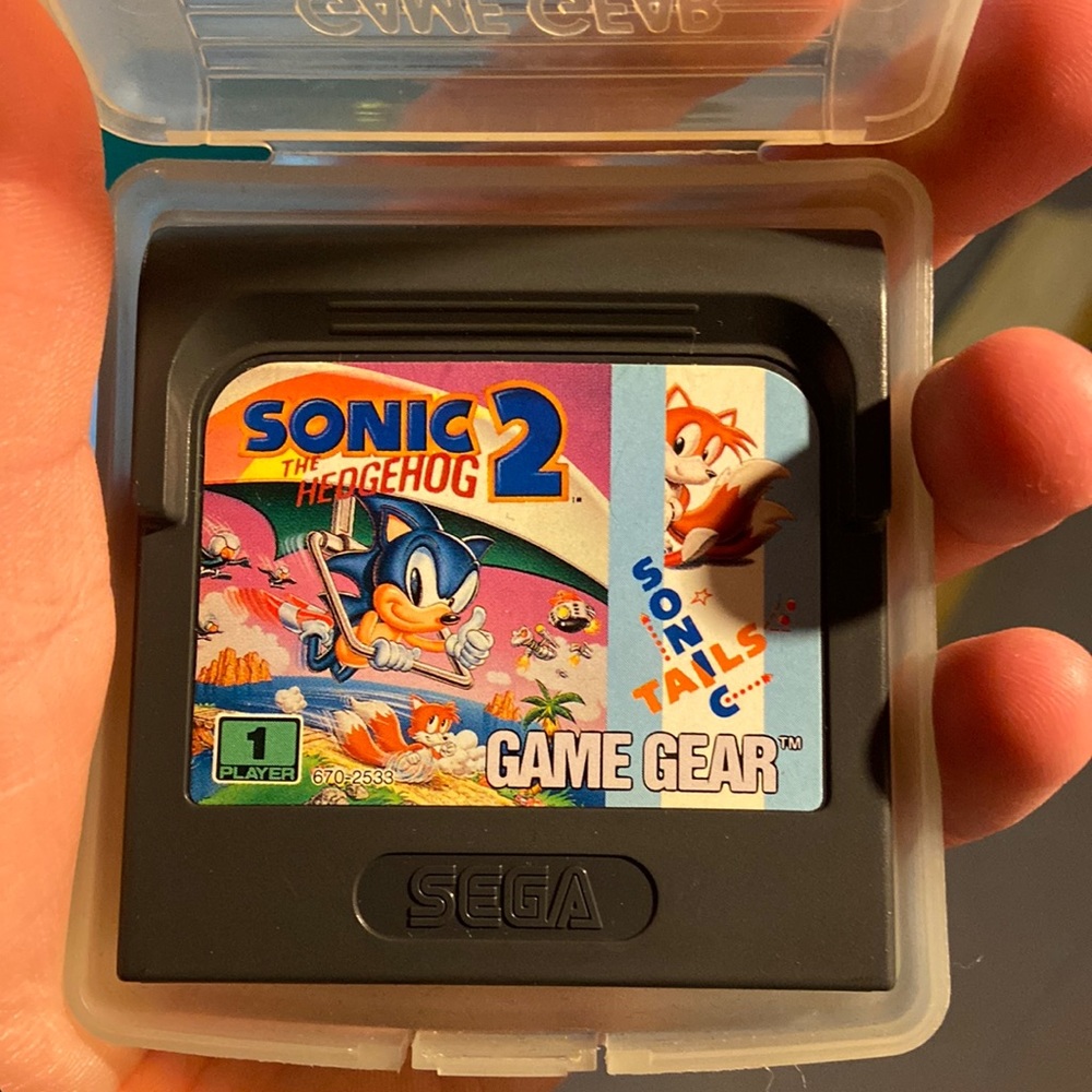 Sega gamegear game Sonic 2